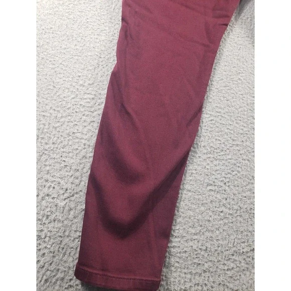 Jennifer Lopez Jeans Womens Size 16 W Skinny Burgundy Denim Jegging Casual 36x29 - Picture 10 of 15